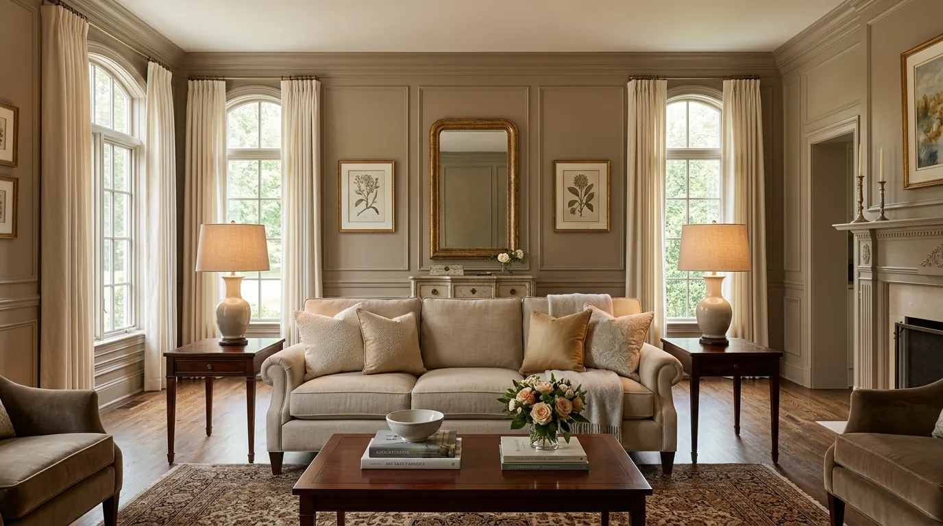 Use floor lamps to fill empty corners